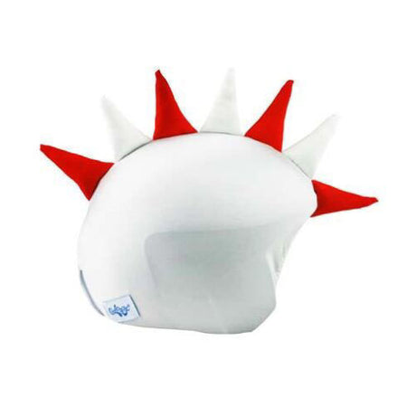 Coolcasc - Show Time White & Red Dragon Helmet cover